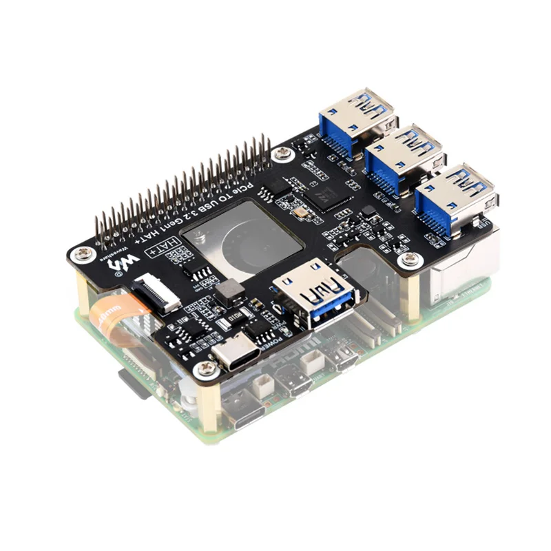  Pi5 PCIe to USB 3.2 Gen1 HAT PCIe to USB  