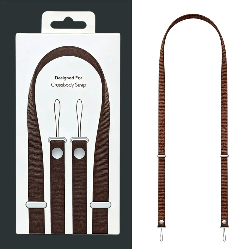 Enhanced Adjustable Magnetic Phone Lanyard with Anti-loss Durable Crossbody Woven Neck Strap