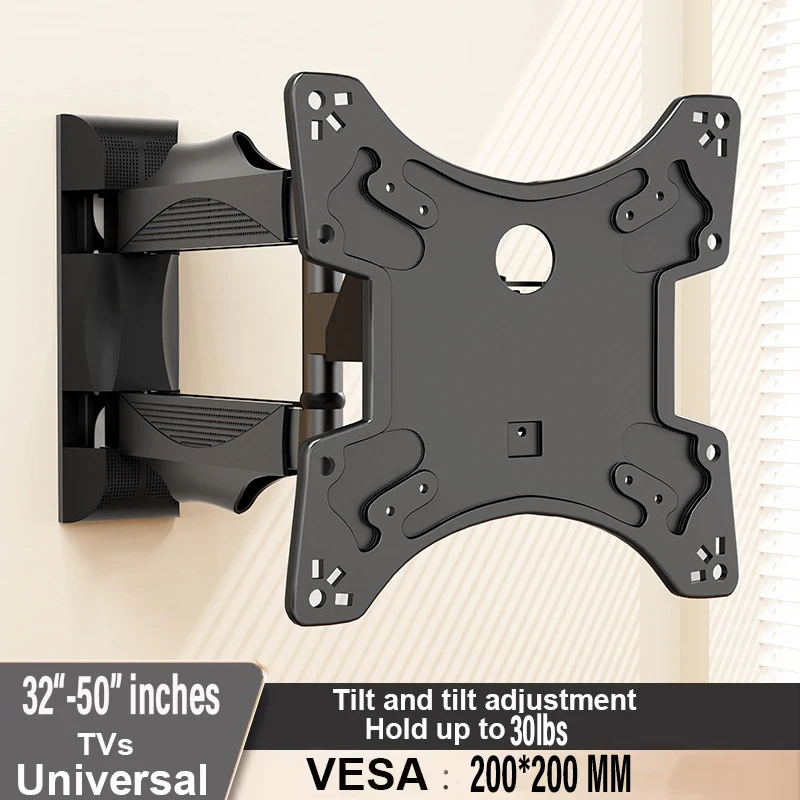 يدعم يحمل ما يصل إلى 10 كجم حامل تلفزيون قابل للتع...