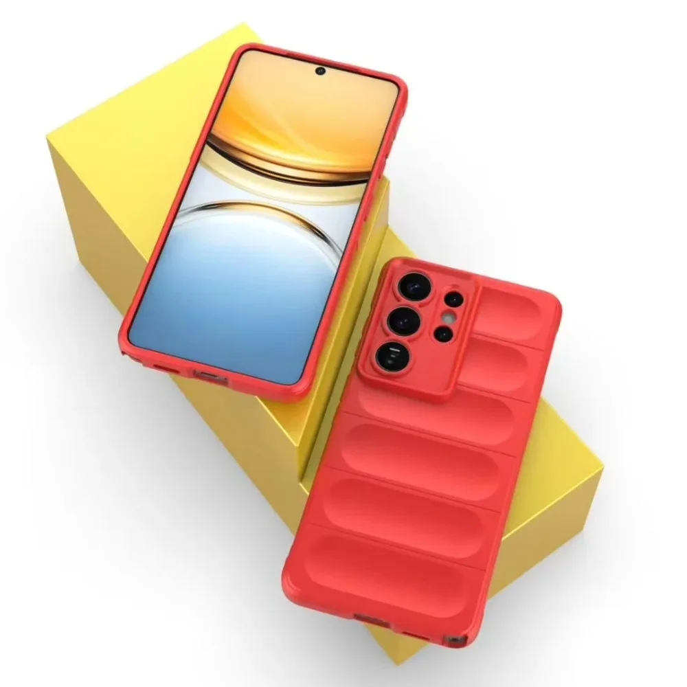 Luxury Wave Design Silicone Shockproof Bumper Case