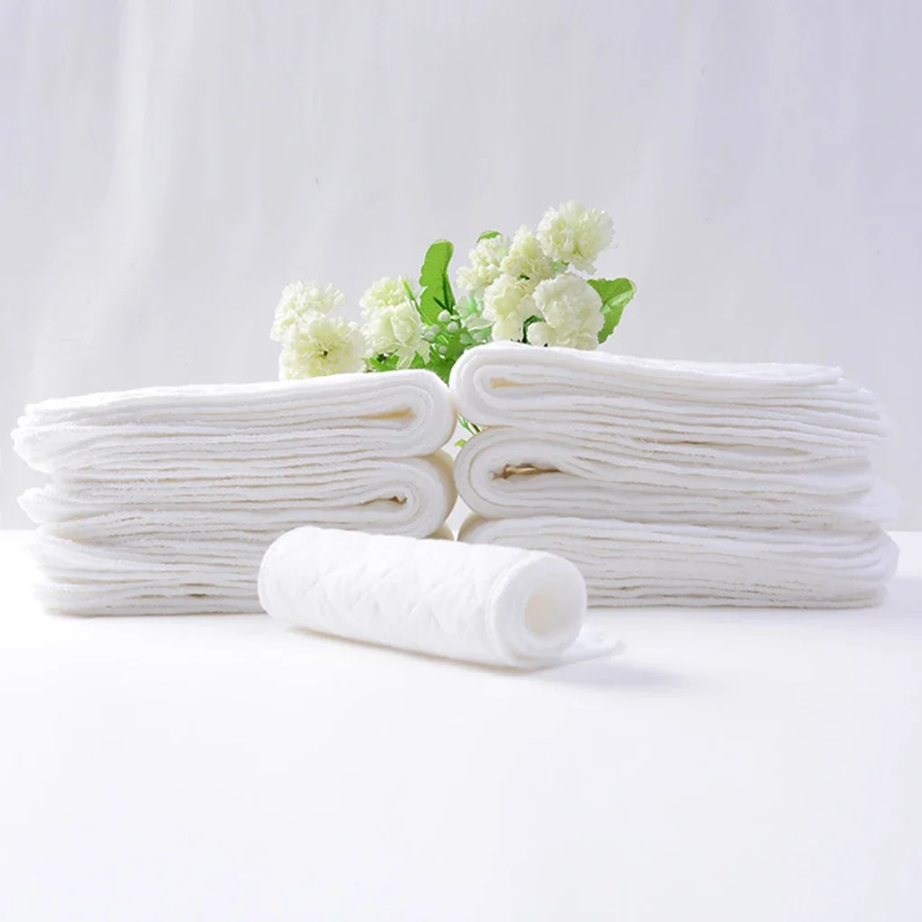 Cotton Washable Reusable Baby Diaper Pads - Soft, Eco-Friendly Changing Accessories