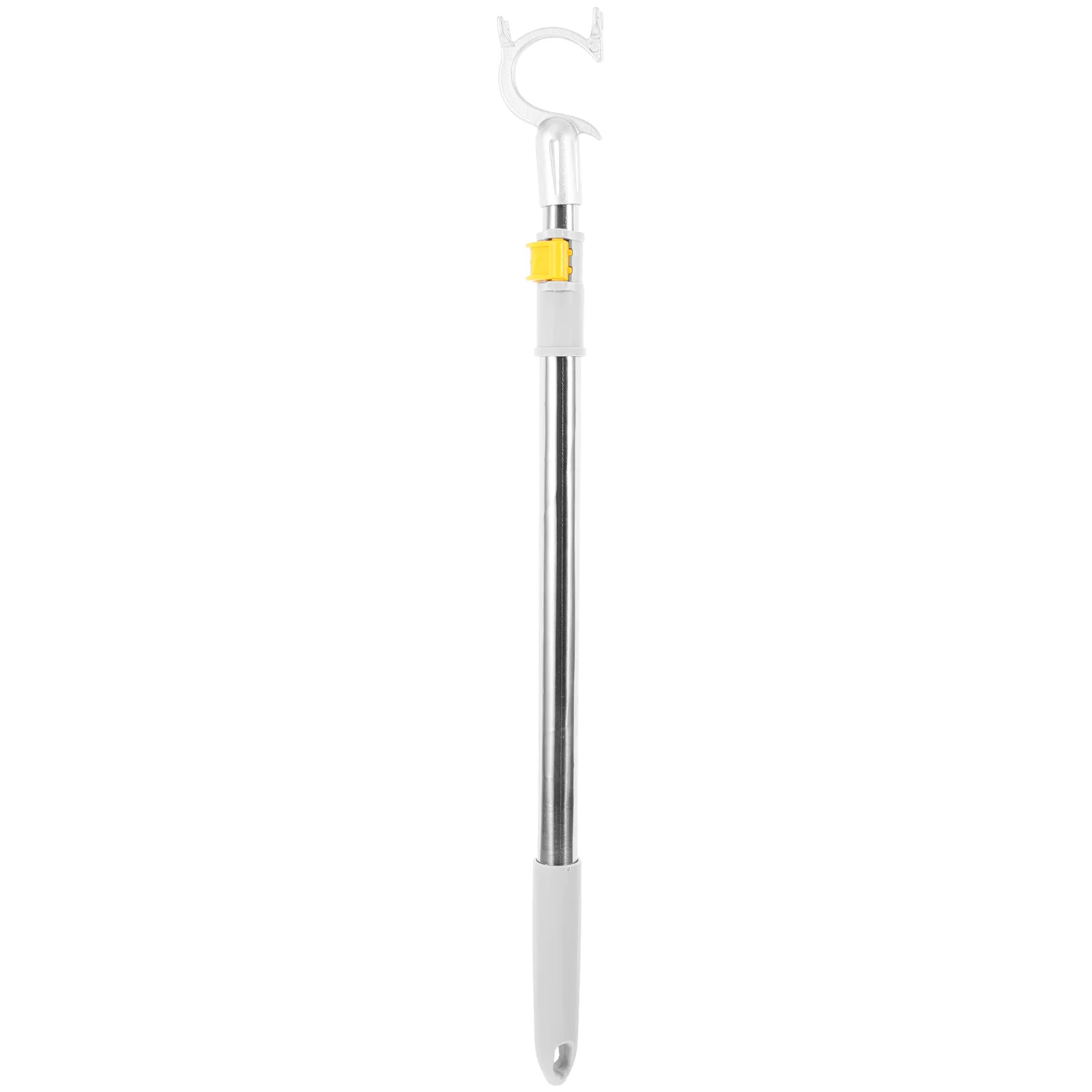 

Closet Reacher Pole Stainless Steel Clothes Hanger Reaching Hook Telescopic Adjustable Clothes Hook Pole Light Can Extend