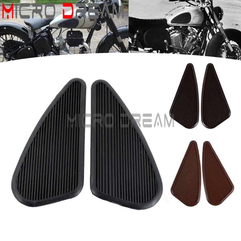 

Универсальный наколенник для мотоцикла Harley Chopper Bobber, боковая панель для Кафе Racer, Защитная Наклейка для топливного бака