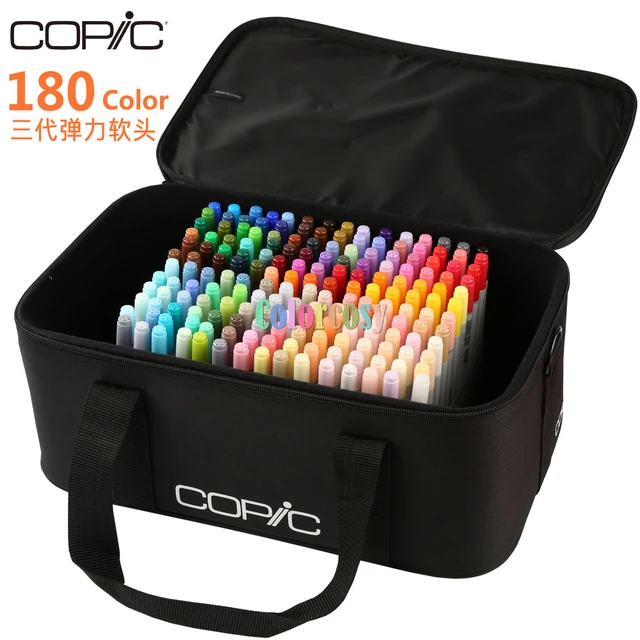 Copic Sketch Artist Alcohol Markers Dual Tip Permanent Alcohol Based Markers  with Case for Adult Kids Coloring Drawing Sketching - AliExpress