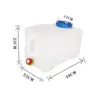 Water Container Beverage Dispenser Water Can Large Capacity Water Bucket Reservoir Outdoor Emergency Water Storage 6