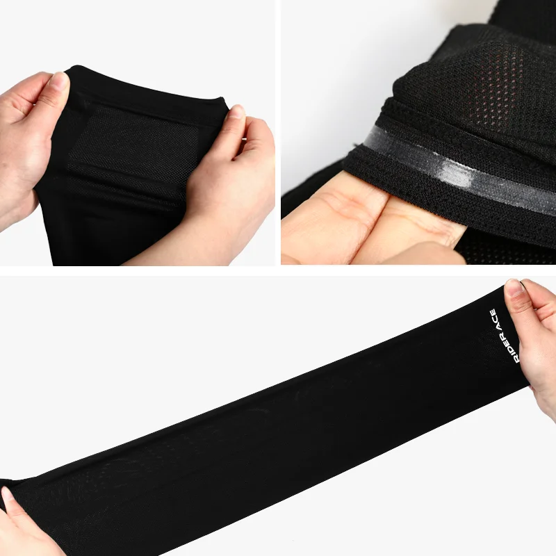 Ice Silk Sleeves Cycling Arm Sleeves Sun Protection Quick Dry Summer Outdoor Sports Running Basketball Cool Bicycle Arm Sleeves 3