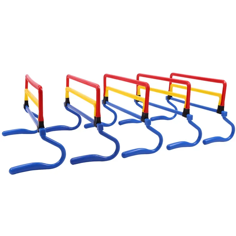 Football Training Hurdles Portable Sport Training Agility Hurdles Soccer Plyometric Speed Hurdle Foldable Adjustable Jumping Bar