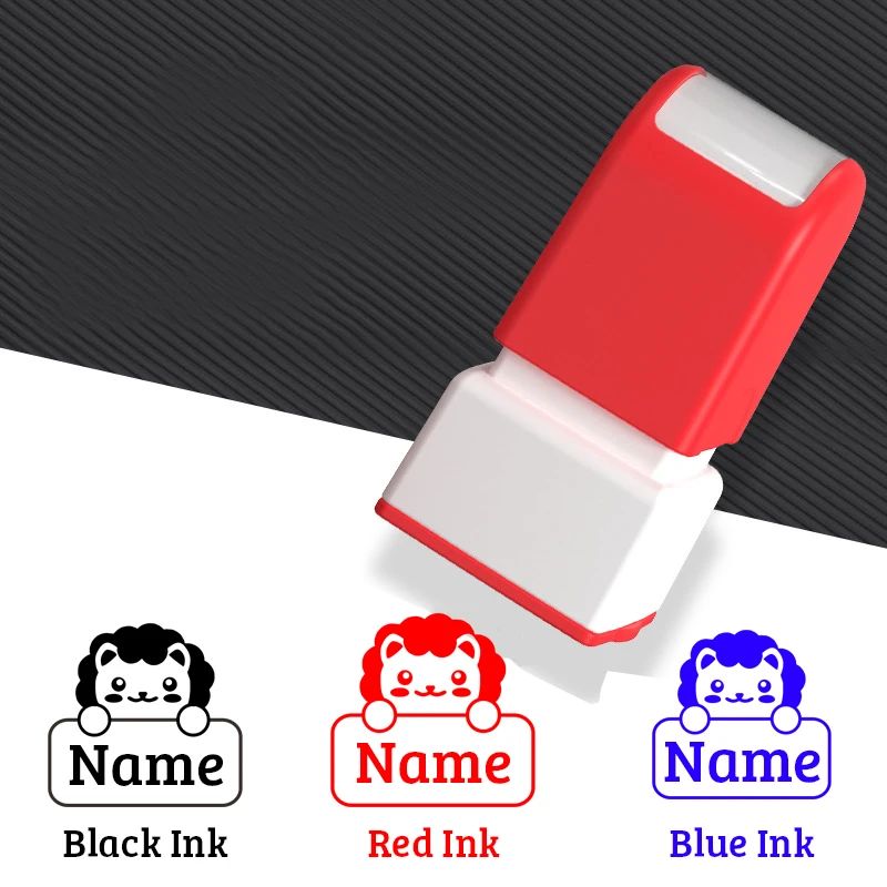 Cartoon Clothing Name Seal Name Stamp Paints Personal Student Child Engraved Waterproof Non-fading Kindergarten Toys