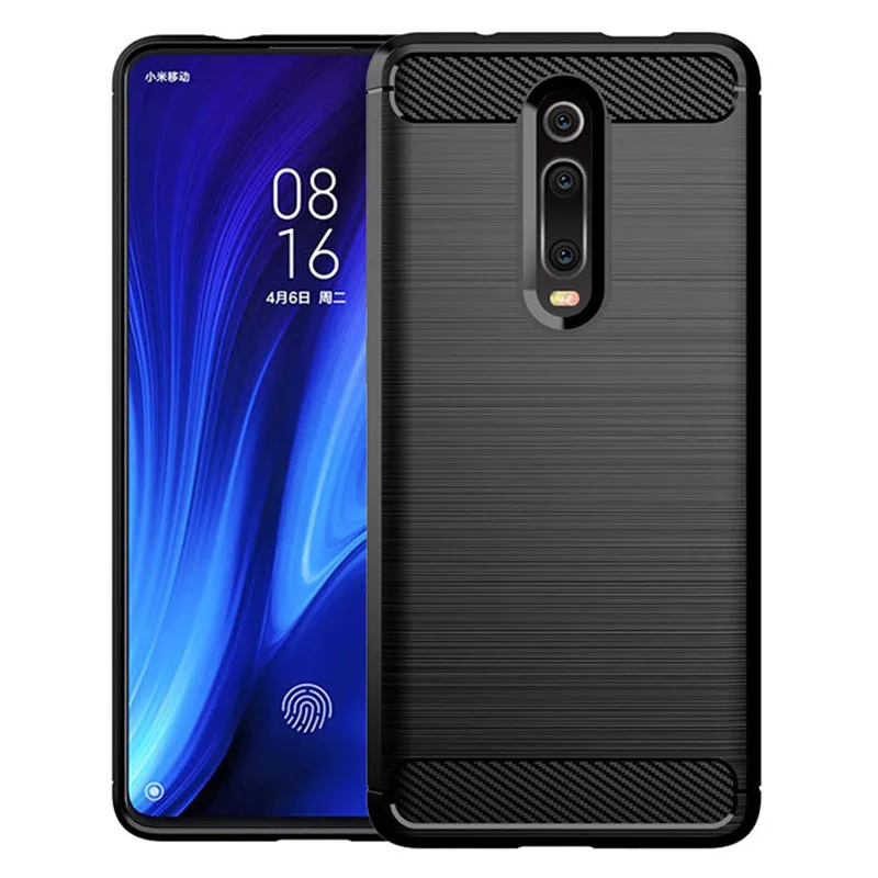 

Soft Case For Xiaomi 9t pro Mi 9T Pro Luxury Carbon Fiber Soft Cover Full Protective for Xaomi Mi9t pro Shockproof Silicone Case