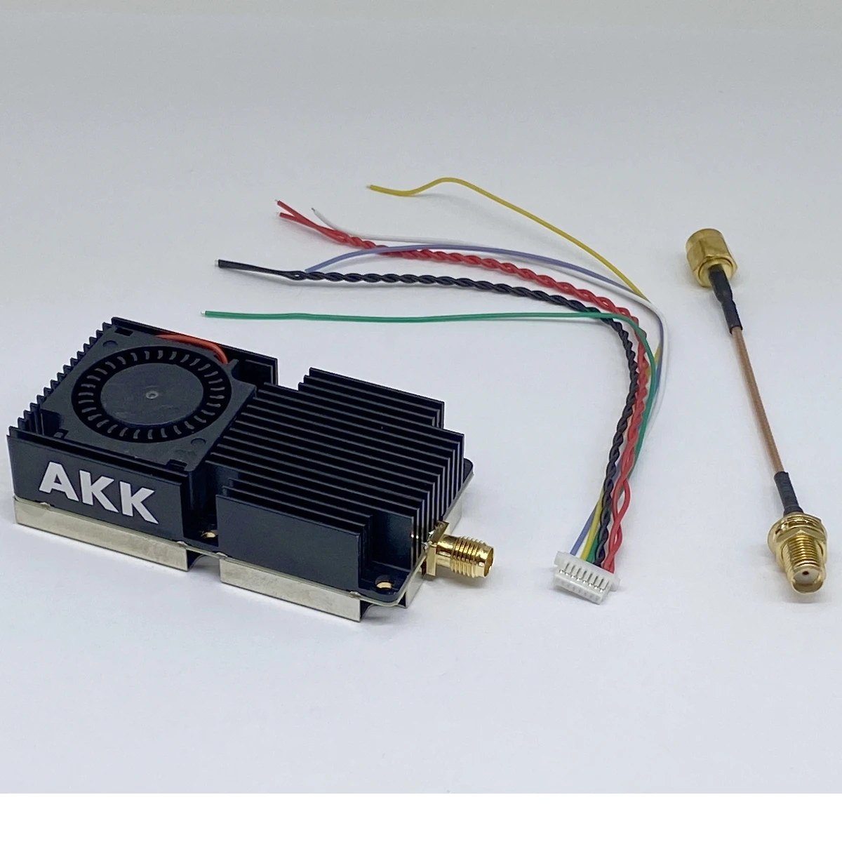Détail des canaux et boutons de réglage sur le Transmetteur Vidéo AKK ALPHA 16W 5.8GHz FPV VTX Ultra Puissant pour Drone