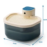 Smart Wireless Cat Water Fountain, Induction Flowing Pet Water Dispenser, USB Rechargeable Circulating Drinking Set for Indoor P 5