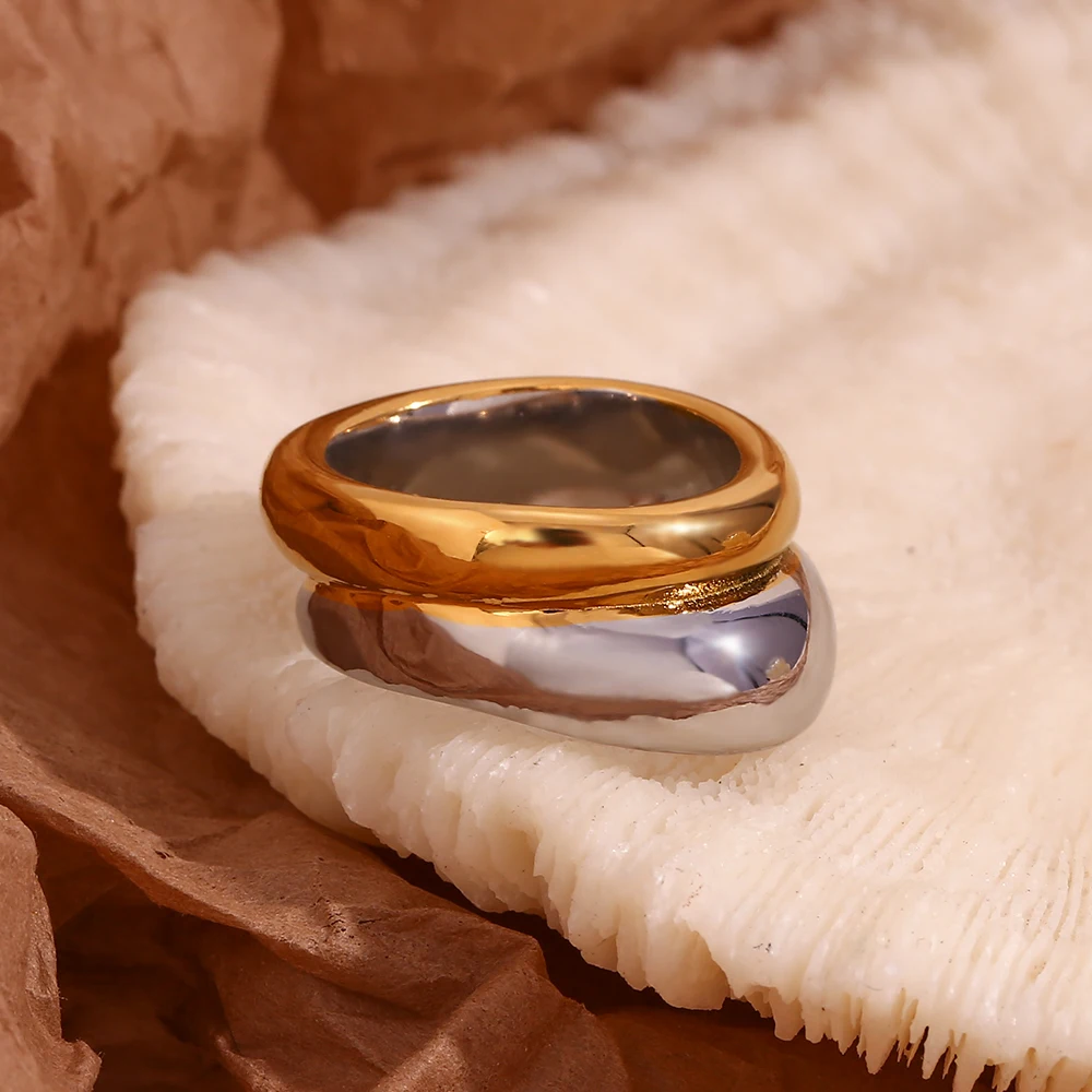 【話題:水中OK:色あせなし】AVARIA☆Alleria Gold Ring 指輪 Hypoallergenic Rings