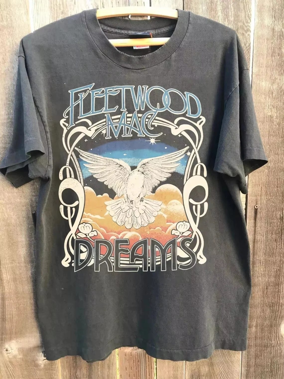 Retro Fleetwood Mac Band T-Shirt, Rockband-T-Shirt, bedrucktes T-Shirt im Retro-Stil, Sommermode, lässiges Outdoor-T-Shirt für Herren