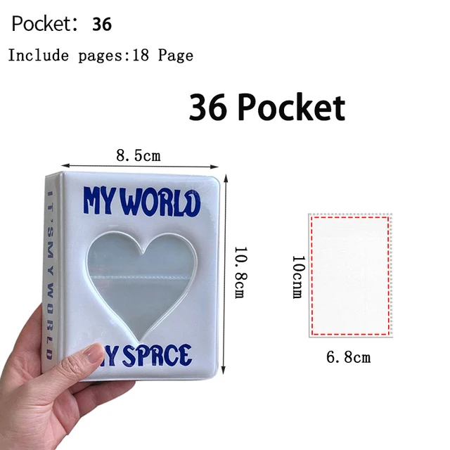 36/64/128 poches Mini Album Photo Album De bande dessinée Photo porte-carte livre recueillir Kpop Album De Fotos Kpop Photocard classeur 5