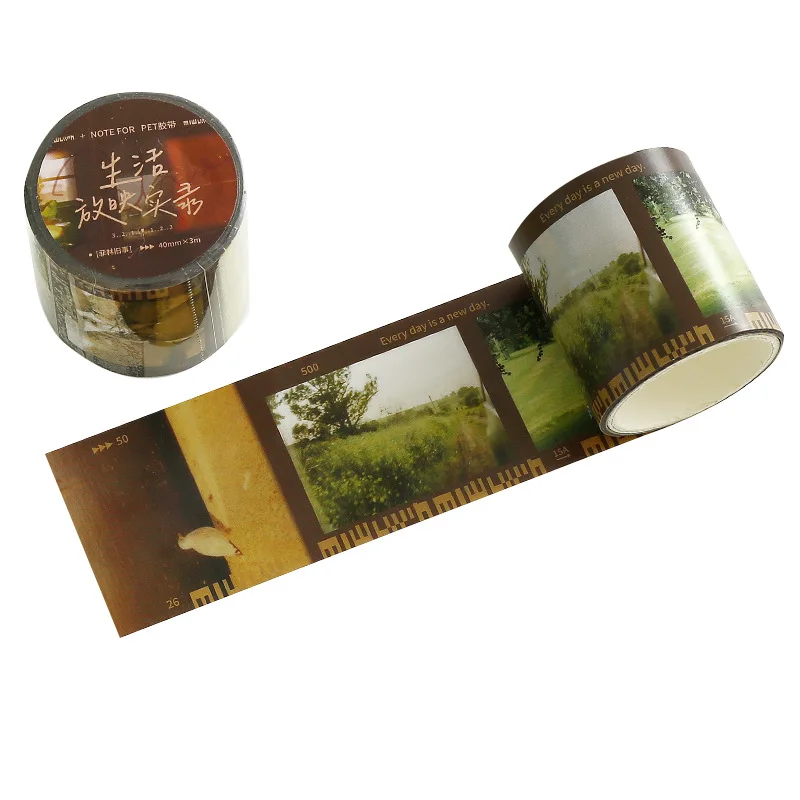 애완동물용 테이프 수명 예측 다큐멘터리 시리즈 예술적 레트로 필름 핸드 어카운트 재료 테이프