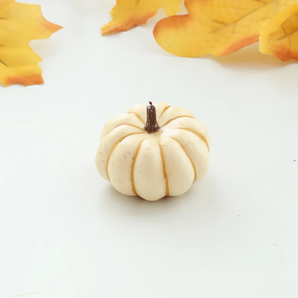 Mini Artificial Halloween Pumpkin Decor Simulation Vegetable DIY Craft Halloween Home Party Decoration Props Farmhouse Harvest vegetable ornaments,artificial plant flower,artificial plant flowers,artificial pumpkin decoration