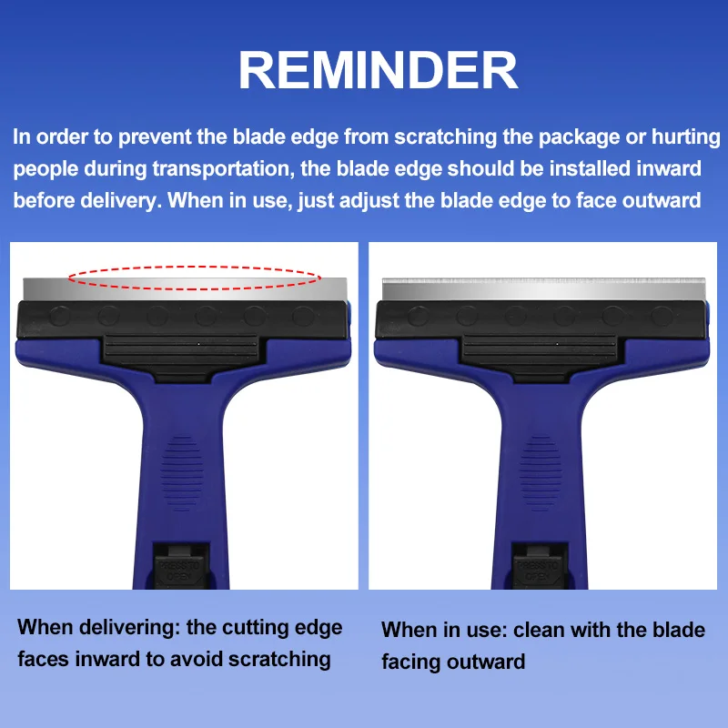1pcs Water Wiper /Window Scraper Blade Cleaner Fish Tank Razor Coralline Calcified Cleanning Glass Floors De-gluing Putty Knife window cleaning squeegee window cleaner window cleaning tool cleaning scraper glass scraper glass window scraper cleaning squeegee scraper tool scraper cleaner