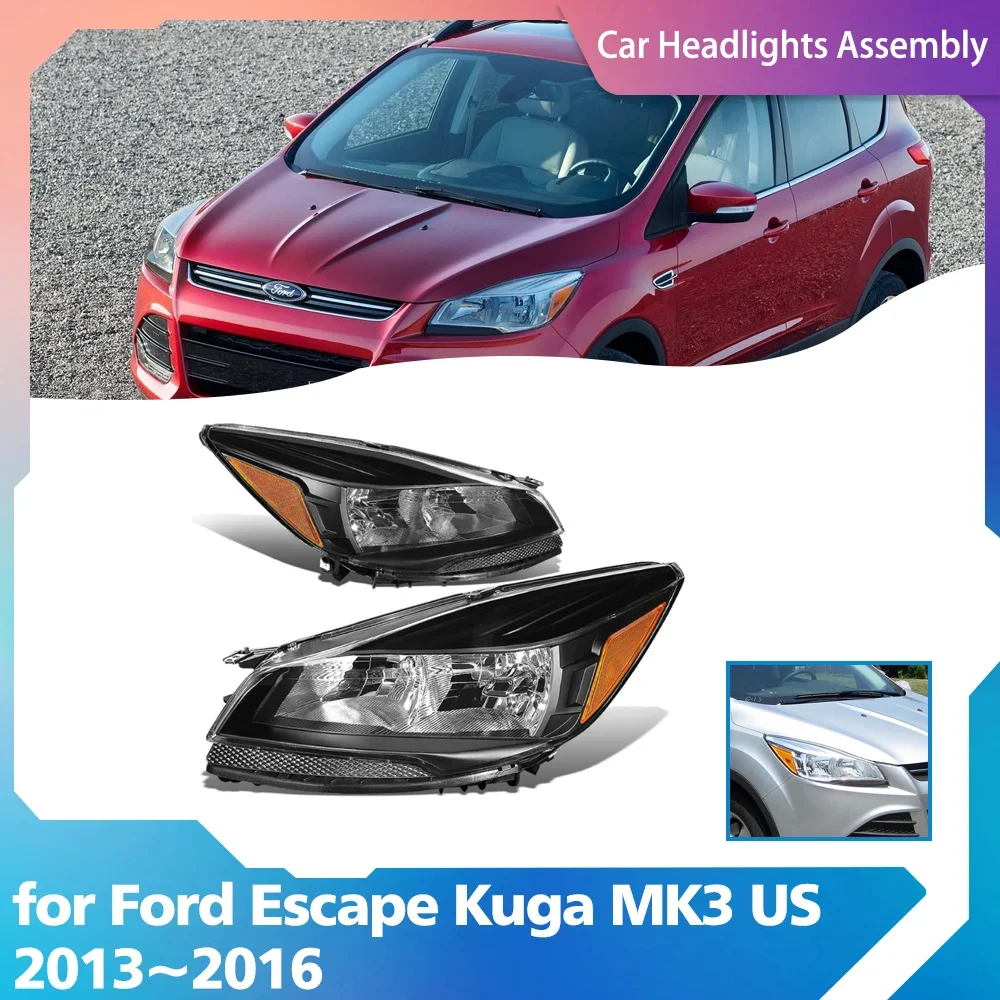 CarHeadlightsAssemblyforFordEscapeKugaMK3US2013201620142015