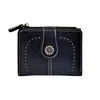 RFID Anti-Theft Retro Wallet for Women, Multi-Card Zipper, Zipper Buckle, Fashion Coin Wallet, Multi-functional Short Wallet 4