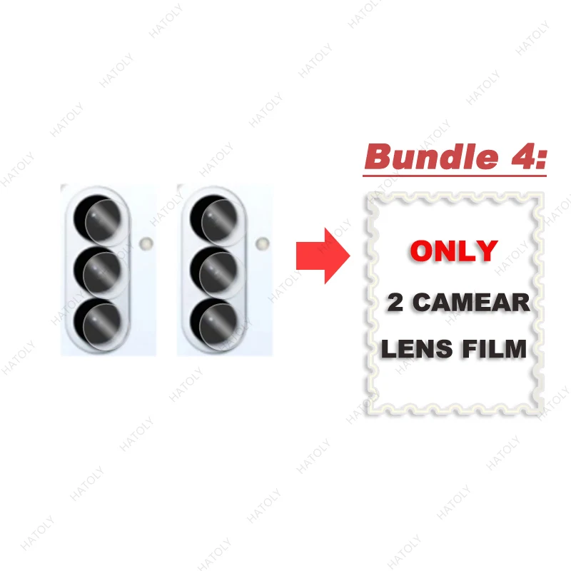 HD Clear Glass Screen and Camera Lens Protector