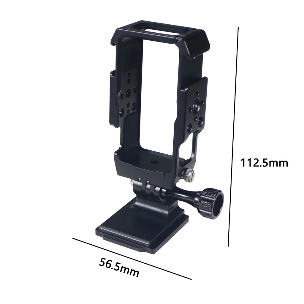 Magnetic Action Camera Cage For Action 2 Dual-screen Full Cage w/ Cold Shoe Mou