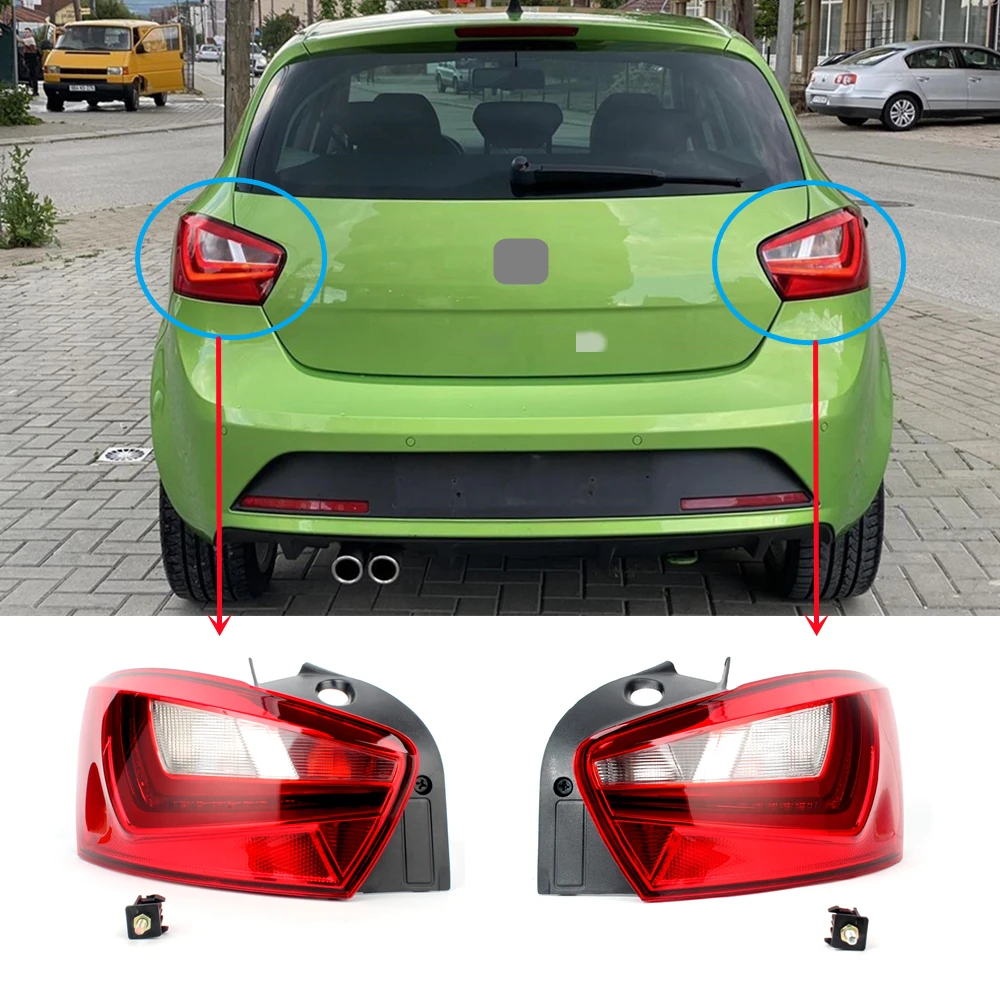 

Rear Light Tail Lamp Without Bulbs For Seat IBIZA FR 2013 2014 2015 2016 2017