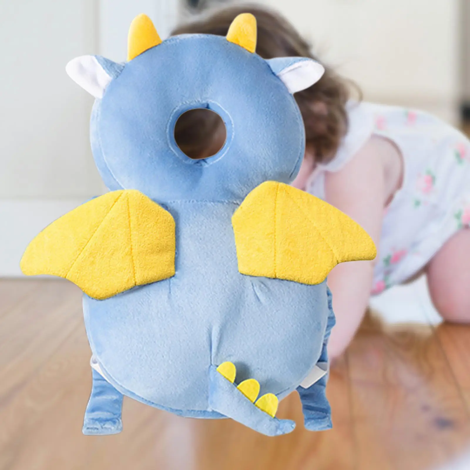 Back Protector for Baby Breathable Walking Headrest Baby Head Protector Backpack for Running Learning Crawling Kids Toddlers