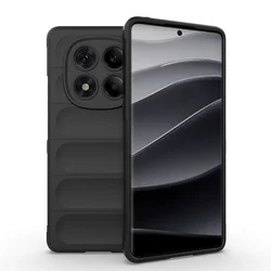 Soft Skin Flexible Silicone Shockproof Protective Phone Case for Redmi note 15 Pro 4G (Black)