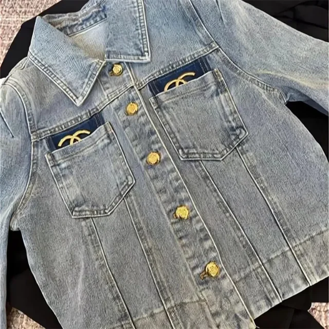 Stay stylish and comfortable with the trendy 2024 Denim Jacket for women.