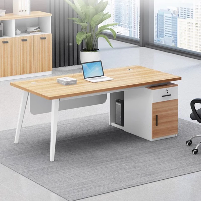 Modern Student Office Desk Workstation Computer Standing Vanity Office Desk Storage Scrivania Con Cassetti Home Furniture