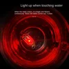 5PC LED Fishing Lures Flash Lamp Artificial Bait Deep Drop Underwater Eye Shape Flasher Diamond Lights Spoon Fishing Accessories 4