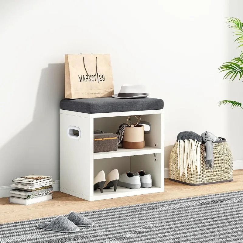 Small Shoe Bench for Entryway Shoe Bench with Cushion Shoe Bench with Storage and Seating,Small Seat Entryway Rack