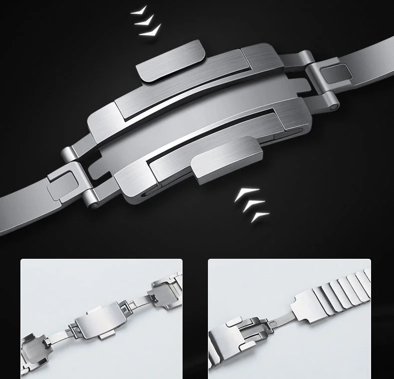 22mm Quick-Release Titanium Strap - Premium Metal Wristband