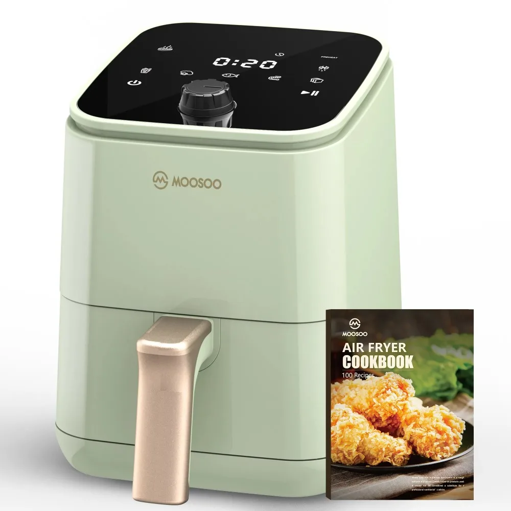 

Digital Touchscreen with 8 Presets, ETL Certified Small Compact Air Fryers Oven Oilless Cooker for Quick Healthy Meals, Green