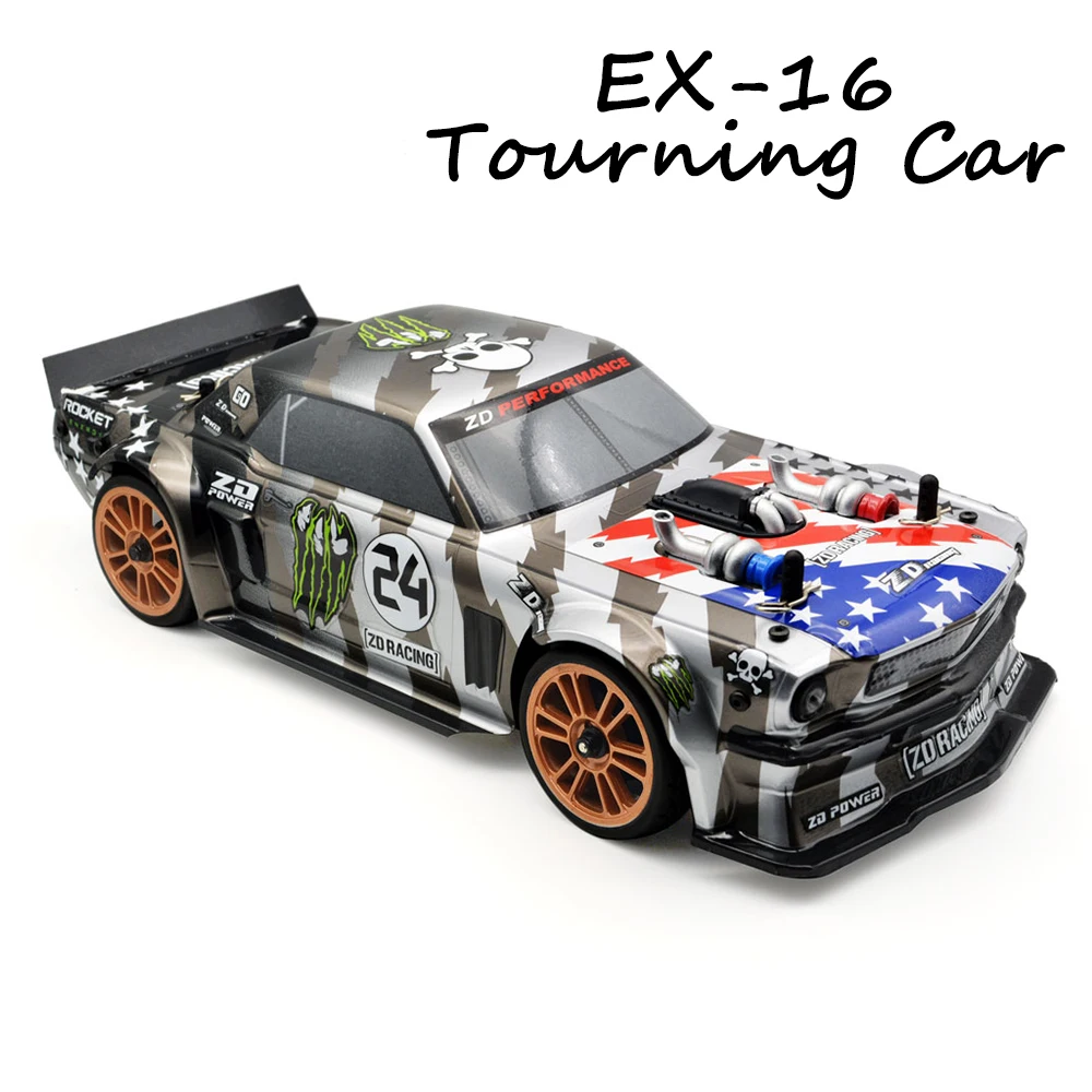 Zd Racing Ex-16 1/16 Brushless Flat Running Rc Drift Car Rc Crawler Competition Level Control Full Scale Model Toy