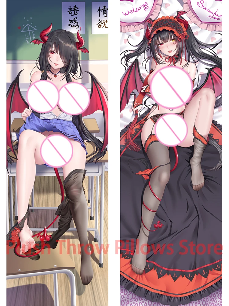 

Dakimakura anime Kurumi Tokisaki Date A Live Double-sided Print Life-size body pillows cover Adult pillowcase