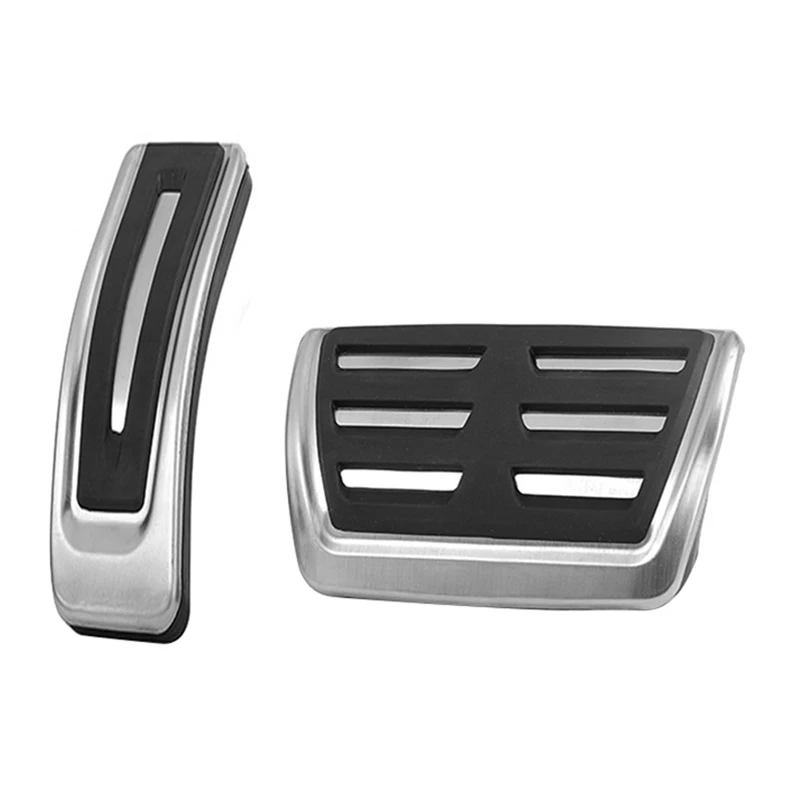 

For VW Touareg 7L 7P 2006-2017 Stainless Car Accelerator Fuel Brake Pedals Pad Case Parts Accessories