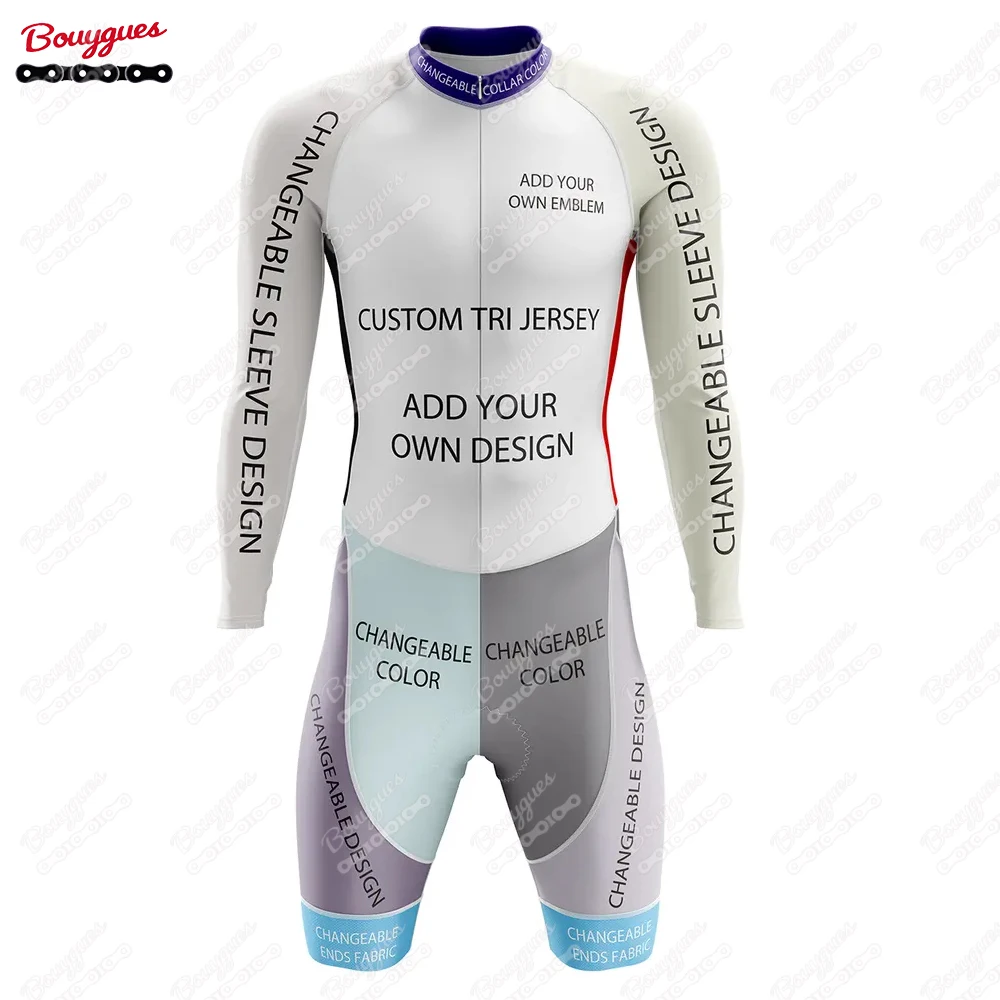 2024 Personalized Customized Team Bike Uniform Four Seasons Racing Road Bike Cycling Clothing Maillot Ciclismo Hombre DIY Design 5
