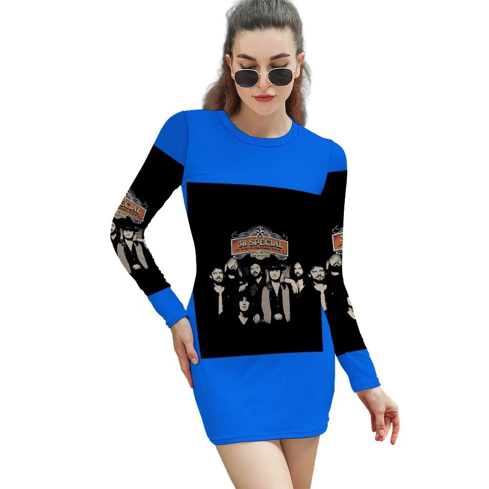 

best seller tour 38 Special rock band Graphic T-Shirt Long-Sleeved Sheath Dress dresses for women 2024