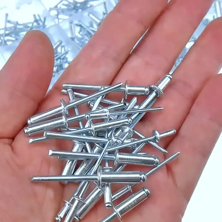Wshao Store 30 / 50pcs Rivetti Pop In Alluminio M3.2 M4 M4.8. Rivetti Di Scarico In Acciaio For Rivetti Ciechi A Cupola (Number Of PCS : M3.2(50pcs), STEM Length : 16mm - Foto 2