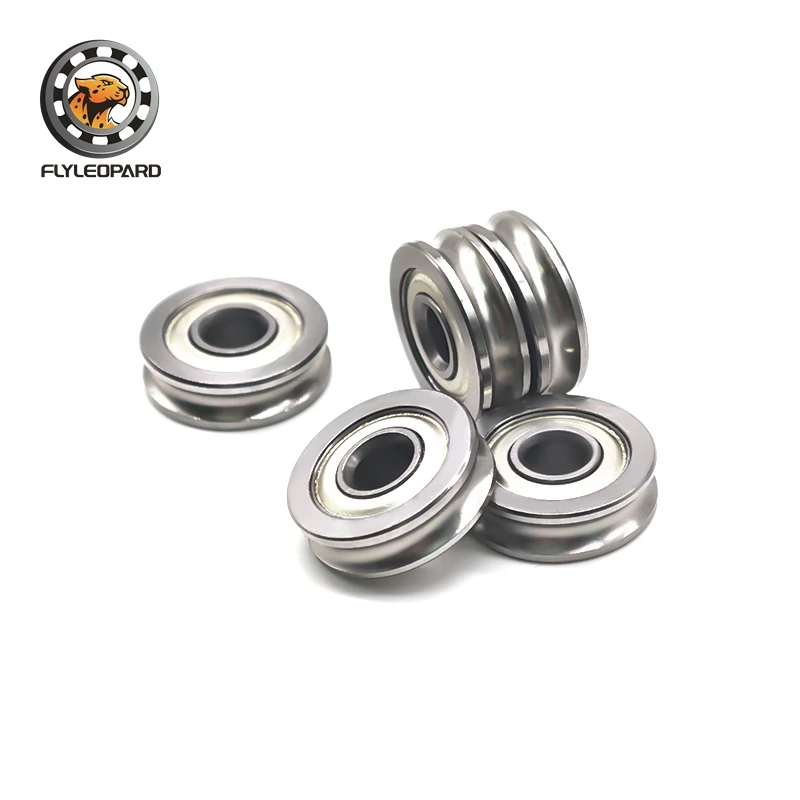 604UU 4x13x4 mm U Grove Ball Bearing Carbon Steel Bearing 4x12x4mm 604UU 10PCS