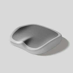 Ergonomic Memory Foam Massage Seat Cushion for Ultimate Comfort in Office Chairs and Cars (Grey)