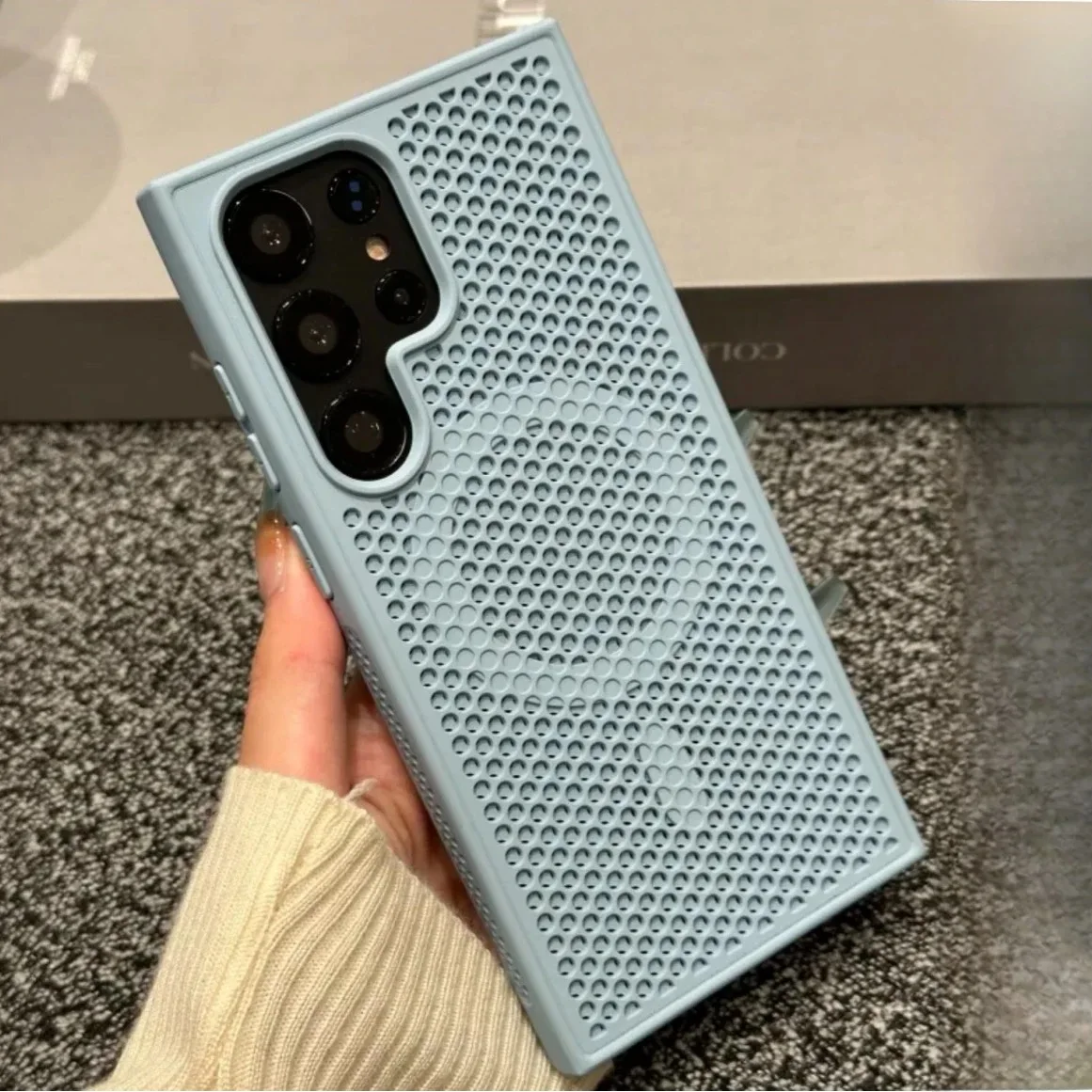 Magnetic Cooling Mesh Breathable Shockproof Case with Heat Dissipation