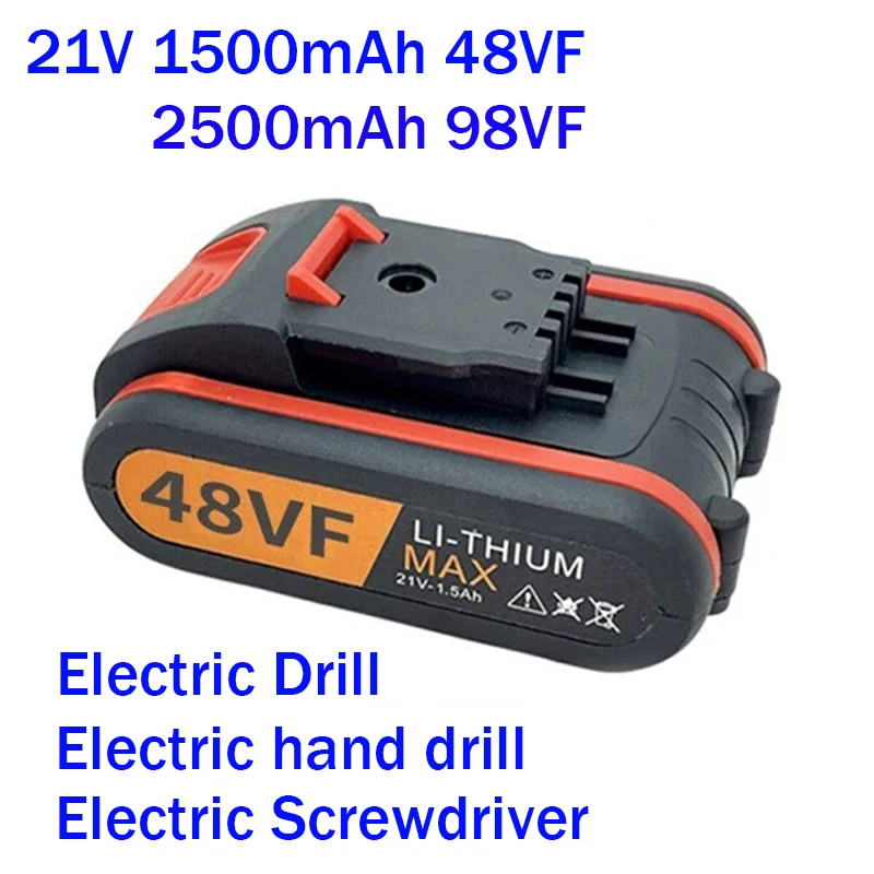 21V 1500mAh 2500mAh 100 New Universal Rechargeable Battery for Power