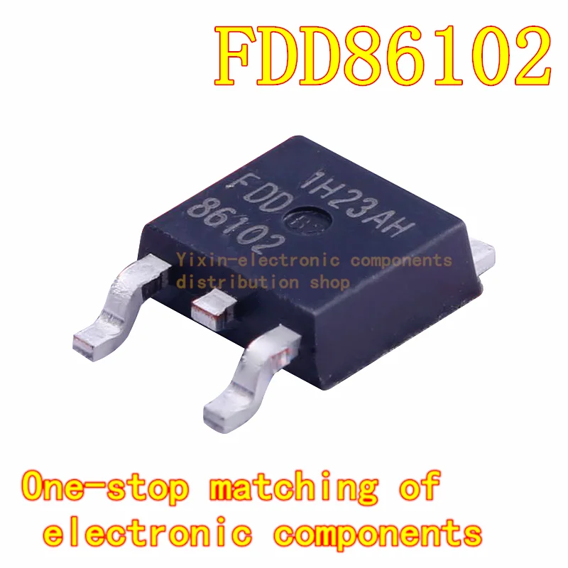 

2PCS/Pack FDD86102 36A 100V N channel, LCD backlight board commonly used SMT tube TO252 patch