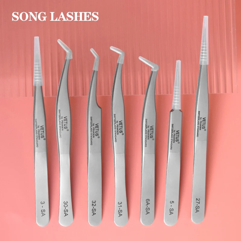 SONG LASHES SA False Eyelash Extension Tweezers Lash Extension Supplies Makeup Products Women Cosmetic Accessories and Tools