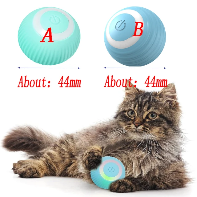 Electric Cat Ball Toys Smart Automatic Rolling Cat Toys for Cats Training Self Moving Kitten Exercise Toys Pet Accessories 6