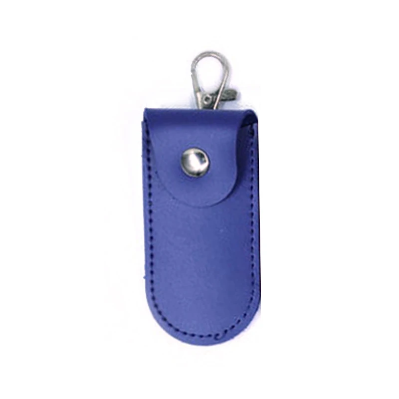 Housse De Protection Clé USB En Cuir PU - Avec Porte-Clés - Compacte Et Style Pour Étudiants Et Voyages