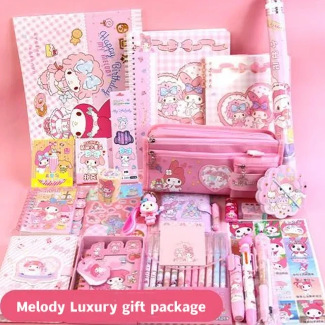 Sanrio Stationery Sets Kawaii Melody Kuromi Cinnamoroll