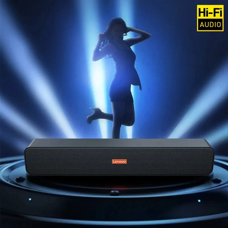 Lenovo-有線コンピュータースピーカー,オリジナル,ポータブル